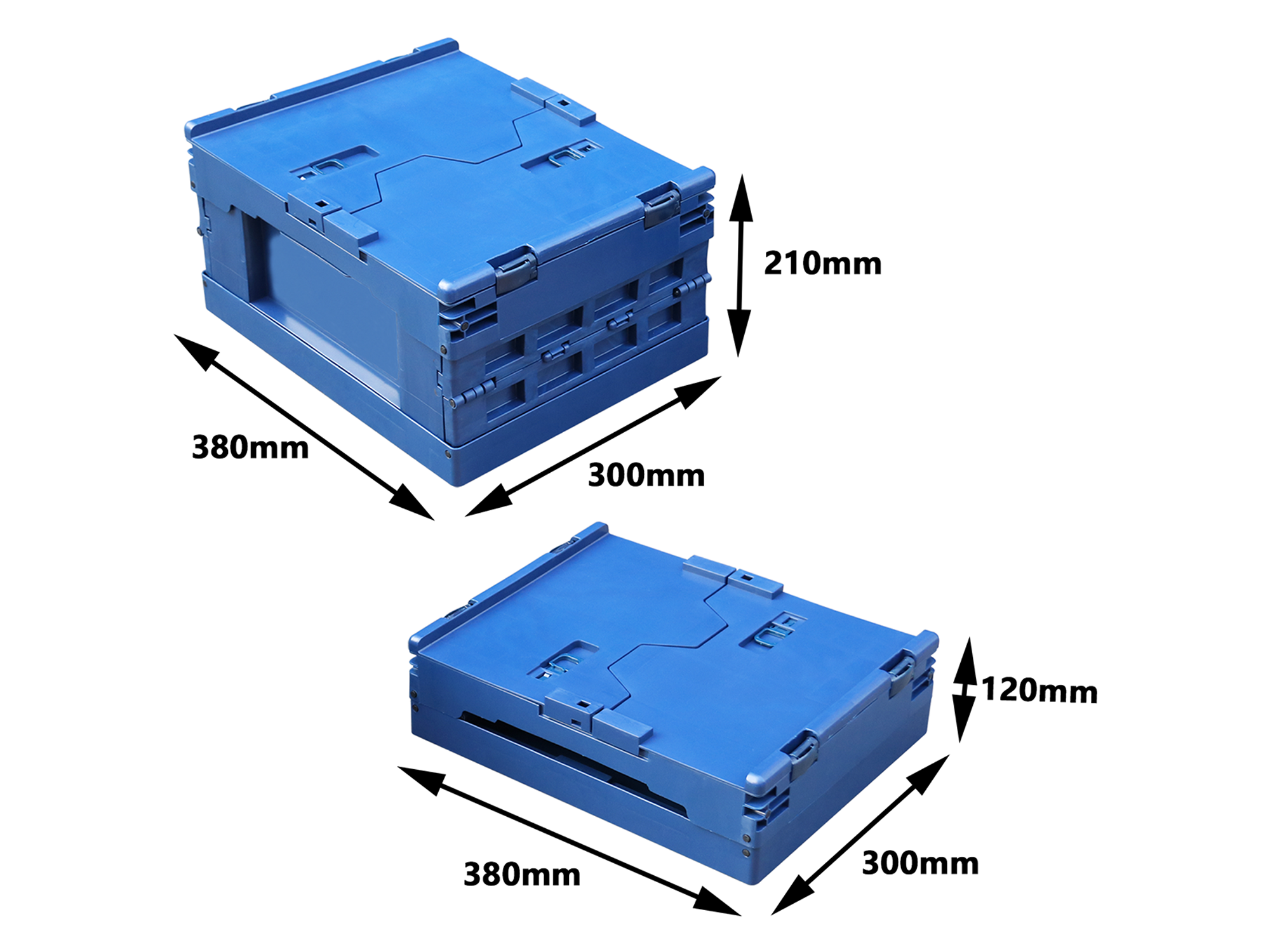 RC1折叠箱带盖